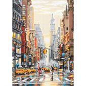 kit ricamo a punto croce - Letistitch - Tramonto sulla 5th Avenue