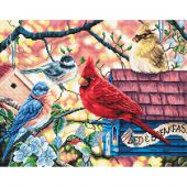 Kit Punto Croce - Letistitch - Uccelli canori di primavera