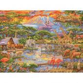 kit ricamo a punto croce - Letistitch - Africa selvaggia