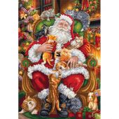 kit ricamo a punto croce - Letistitch - Zampe e regali