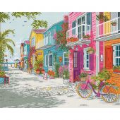 kit ricamo a punto croce - Letistitch - Armonia in riva al mare