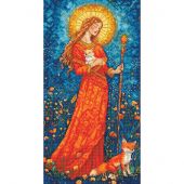 kit ricamo a punto croce - Letistitch - Dea dell'Autunno