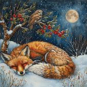 Kit ricamo diamante - Letistitch - Volpe che dorme