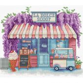 kit ricamo a punto croce - Luca-S - Gelateria