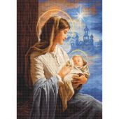 kit ricamo a punto croce - Luca-S - Santa Maria e il Bambino