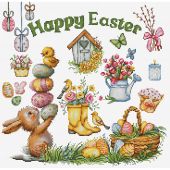 kit ricamo a punto croce - Luca-S - Buona pasqua