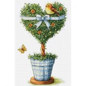 kit ricamo a punto croce - Luca-S - L'albero dell'amore