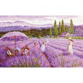 Kit Punto Croce - Luca-S - Campo di lavanda