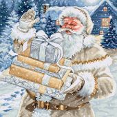 kit ricamo a punto croce - Luca-S - I regali di Babbo Natale