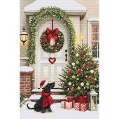 kit ricamo a punto croce - Luca-S - In attesa del Natale