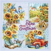 kit ricamo a punto croce - Magic Needle - Splendete come un girasole!