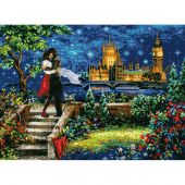 kit ricamo a punto croce - Magic Needle - Appuntamento romantico a Londra