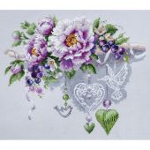 kit ricamo a punto croce - Magic Needle - Decorazione floreale