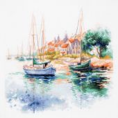 kit ricamo a punto croce - Magic Needle - Il porto tranquillo