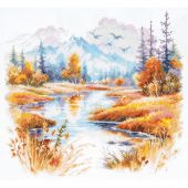 kit ricamo a punto croce - Magic Needle - Silenzio e freschezza