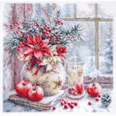 kit ricamo a punto croce - Magic Needle - Una candela bruciava