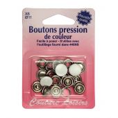 Bottoni a pressione - Couture loisirs - Ricarica 6 pulsanti a pressione bianco