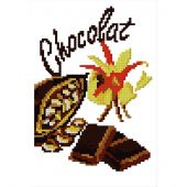 kit ricamo a punto croce - Luc Créations - Cioccolato