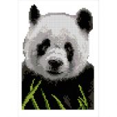 kit ricamo a punto croce - Luc Créations - Panda