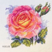 Kit Punto Croce - Merejka - rosa