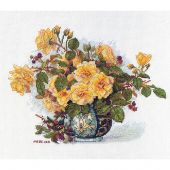 Kit Punto Croce - Merejka - Rose e bacche