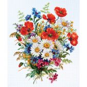 Kit Punto Croce - Merejka - Fiori di prateria