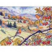 kit ricamo a punto croce - Merejka - Colline ricoperte d'oro