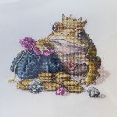 kit ricamo a punto croce - Merejka - Rana dorata