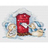Kit Punto Croce - MP Studia - Lettera a Babbo natale
