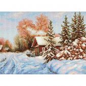 kit ricamo a punto croce - MP Studia - Strada del villaggio