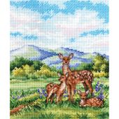 kit ricamo a punto croce - MP Studia - Cervo aggraziato