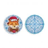 Kit di ornamenti da ricamare - MP Studia - Volpe avida