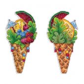 Kit di ornamenti da ricamare - MP Studia - Un assaggio d'estate