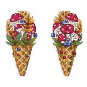 Kit di ornamenti da ricamare - MP Studia - Un assaggio d'autunno