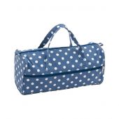 Borsa portalavoro - Hobby Gift - Jeans blu a pois bianchi