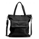 Custodia in pelle a maglia - Muud - Borsa Arendal in maglia - Nero