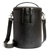 Custodia in pelle a maglia - Muud - Borsa Saturn XL in maglia - Nero