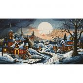 kit ricamo a punto croce - Nova Sloboda - Sonetto invernale