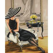 kit ricamo a punto croce - Nova Sloboda - Nello stile di Coco Chanel