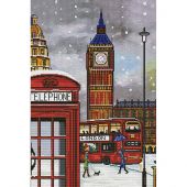 kit ricamo a punto croce - Nova Sloboda - Londra sotto la neve