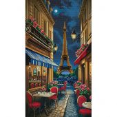 kit ricamo a punto croce - Nova Sloboda - Parigi in una notte d'estate