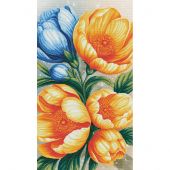 kit ricamo a punto croce - Nova Sloboda - Il fascino dei fiori