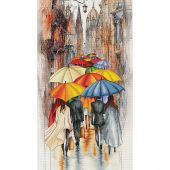 kit ricamo a punto croce - Nova Sloboda - Ombrelli di Cherbourg