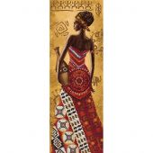 Kit di ricamo con perline - Nova Sloboda - Donna africana con una giara