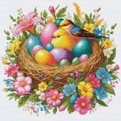 kit ricamo a punto croce - Nova Sloboda - La gioia della Pasqua