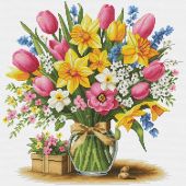 kit ricamo a punto croce - Nova Sloboda - Profumo di fiori