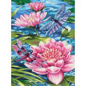 kit ricamo a punto croce - Nova Sloboda - Volare sopra l'acqua