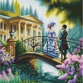 kit ricamo a punto croce - Nova Sloboda - Incontro sul ponte