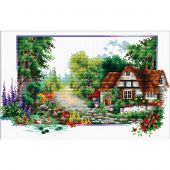 kit ricamo a punto croce - Needleart World - Ruscello del chalet inglese