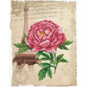 Kit Punto Croce - Ladybird - Rosa romantica